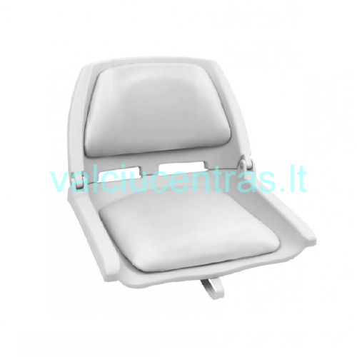 Plastikinė sėdynė su paminkštinimu pilka Plastikinė sėdynė su paminkštinimu pilka